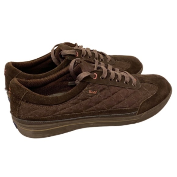 KEDS Quilted Suede Sneakers Shoes Arch Support 10 - Picture 1 of 6